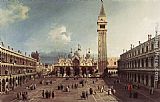 Piazza San Marco with the Basilica by Canaletto